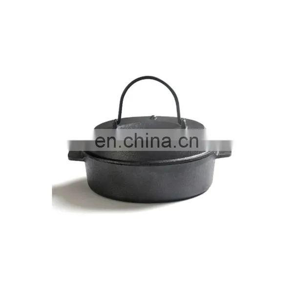 Cast Iron Cookware Roast Chicken Baking Pan Dutch Oven photo-4