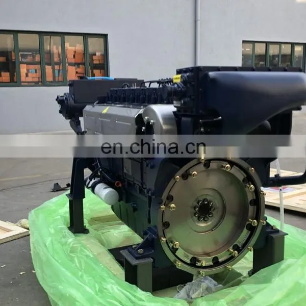 Hot Sales Water Cooler 6-cylinder 278hp WD10C278-18 Weichai WD10 Boat Engines photo-4