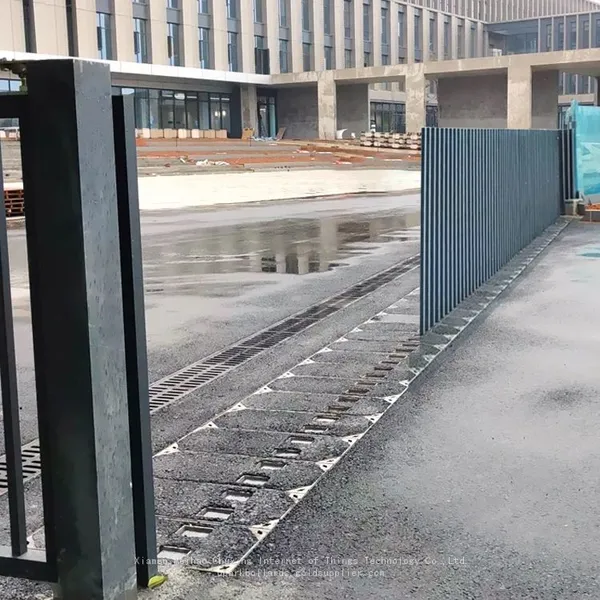 UPARK Original Factory Secure Area Residential Automatic Flexible Gate Metal Invisible Access Fence photo-2