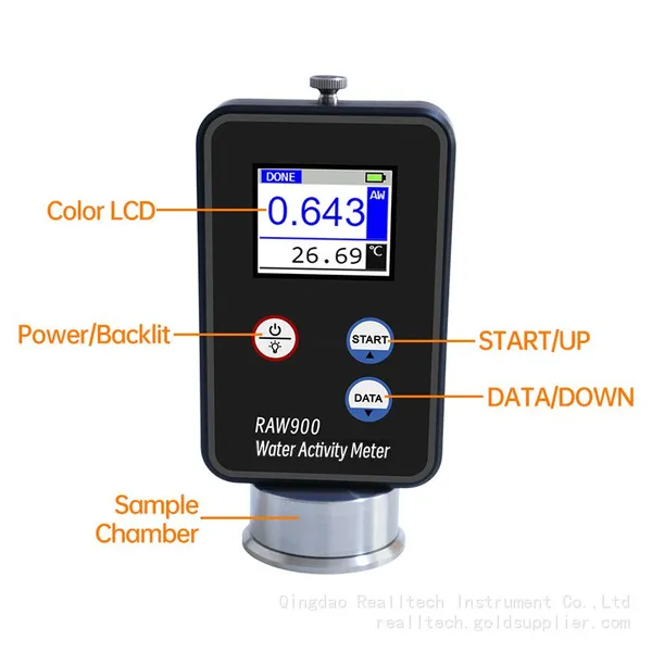 RAW900 High-precision Water Activity Meter 0.010aw Measuring Accuracy photo-2