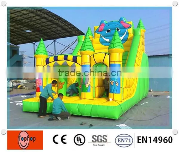 PVC Tarpaulin Giant Inflatable Water Slide For Kids And Adults photo-2