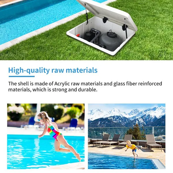 Factory Integrated Inground Filtration Box Sand Pool Filter With Fiberglass Shell photo-5