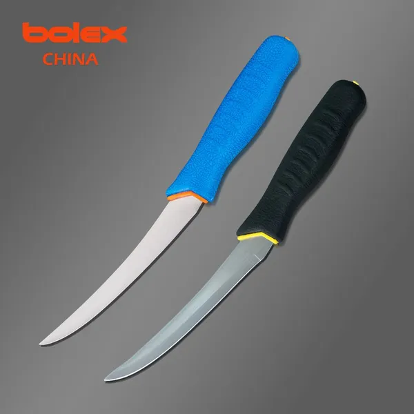 Fish Filleting Knives Meat Slicing Knife Produced by BOLEX CUTLERY China Narrow Boning Knife Camping Supplies Equipments photo-5