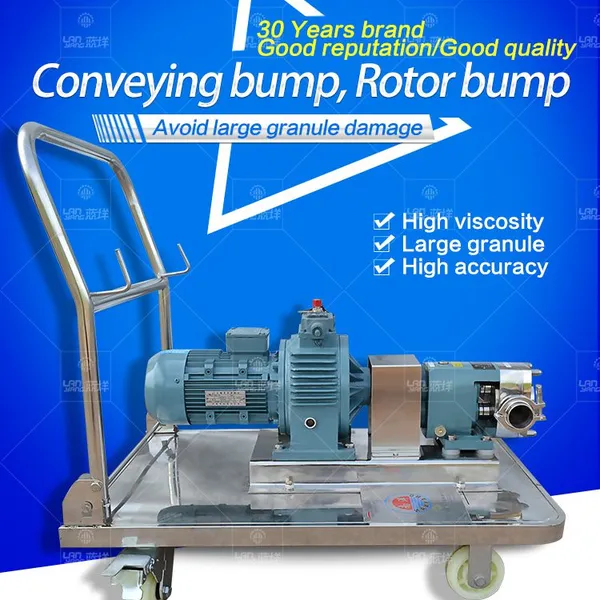 Cam Rotor Pump, Roots Pump, Paste Conveying Pump, Stainless Steel Paste Pump, Conveying Pump, Sanitary Pump photo-5
