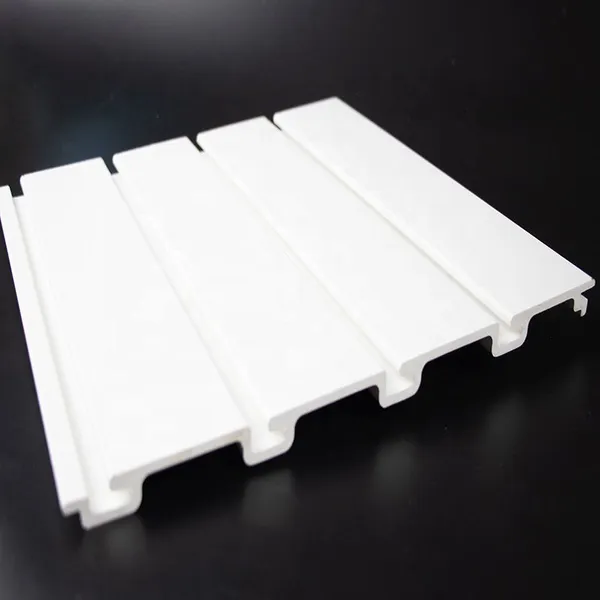 White Bracket Slatwall Pvc Panel Slatwall Pvc With Customized Size photo-5
