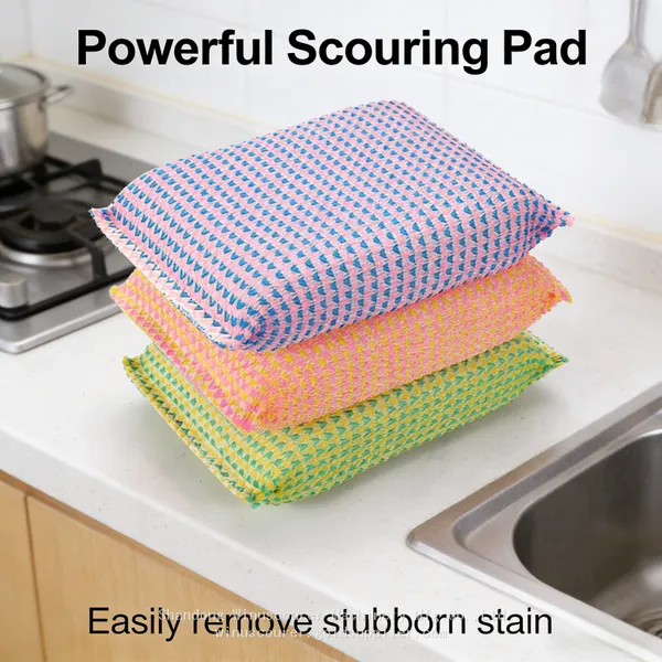 Non-Abrasive Kitchen Sponges 4 Colors Dish Sponges for Non-Stick & Delicate Surfaces photo-3