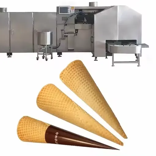 Full Automatic Ice Cream Sugar Cone Baking Machine PRODUCTION LINE
