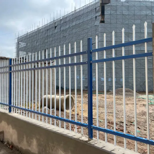 Heavy Duty Welded Steel Fence Panel With Wrought Iron Picket and Finials for Durability photo-4