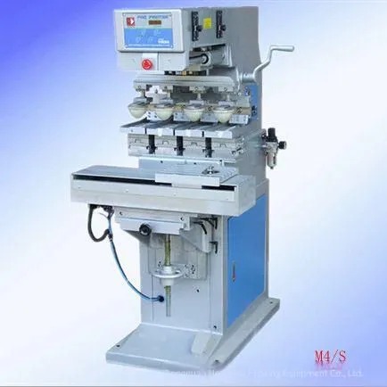 Hongmei M4s Four-color Shuttle Pad Printing Machine, Manufacturer of M4s Four-color Shuttle Pad Printing Machine