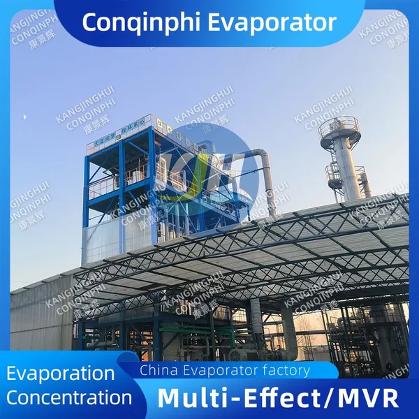 304 Stainless Steel MVR Evaporation Concentration Crystallization System With PLC Automatic Control, Capacity 2000L/H photo-3