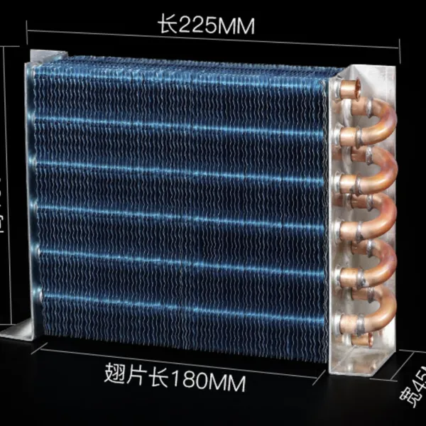 Высокоэффективный воздушный конденсатор с медными трубками 100kW R410A 220V IP54 корпус