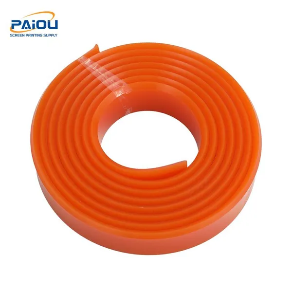 5X25mm Squeegee Rubber PU Rubber Squeegee for Screen Printing