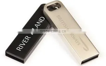 Black Metal Pendrive 1Gb With White Logo Imprint photo-3