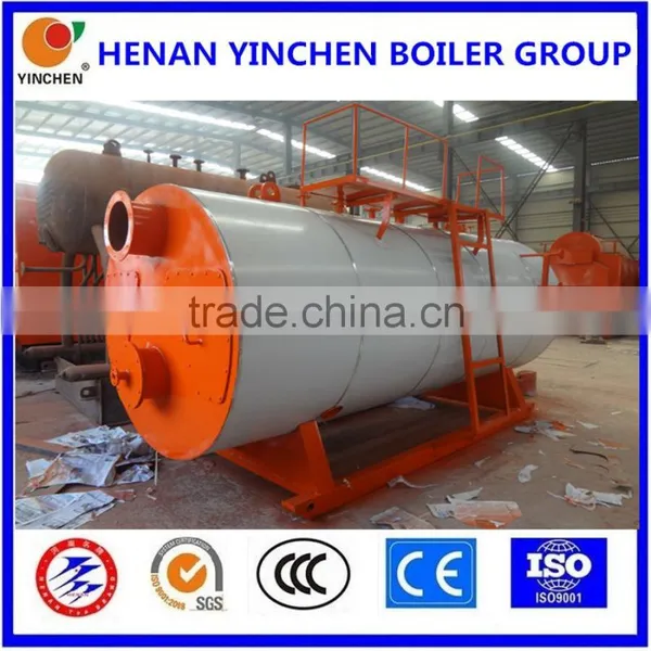 3 Pass Wet Back Structure Horizontal Style Wns 500kg High Quality Steam Boiler With Water Level photo-6