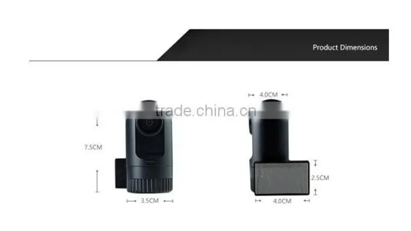 1080p Wide Angle Camera Dvr Car Black Box photo-3