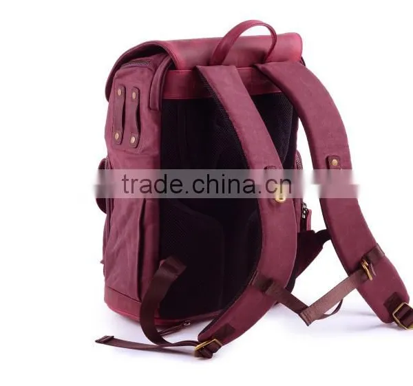 2016 Michael Korss Leather Lady Travelling Backpack,vintage Waterproof Digital Cameras Backpack photo-2
