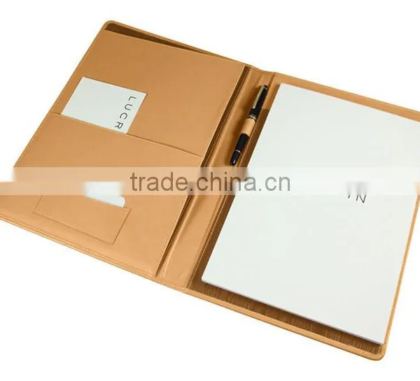 Faux Leather Portfolio, Handle Portfolio