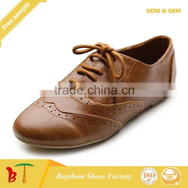 2016 Genuine Leather Women Flat Shoes