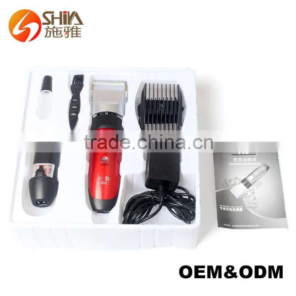 Hot Popular China Baby Rechargeable Price Razor Blade Sharpening Hair Cutting Battery Power Clipper Trimmer Shaver Manufacturer photo-2