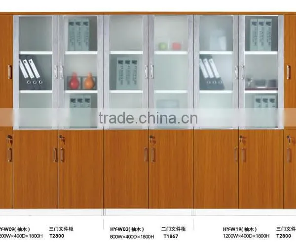 Walnut MDF TV Lcd Wooden Cabinet Designs photo-5