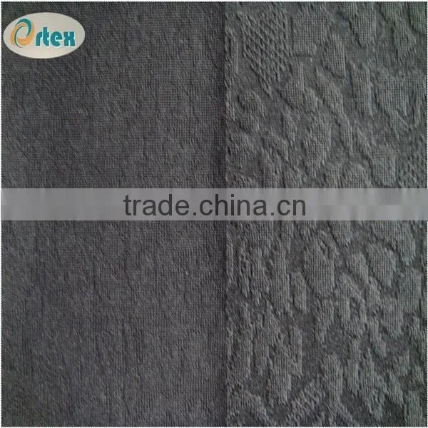 90 Polyester 10 Spandex Interlock Jacquard Fabric photo-2
