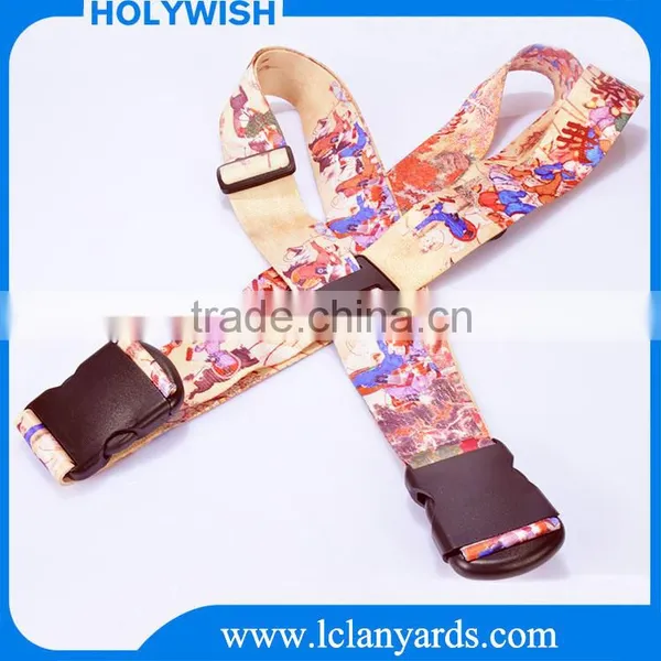 Heat Transfer Printing Cross Luggage Strap Belt For Travel