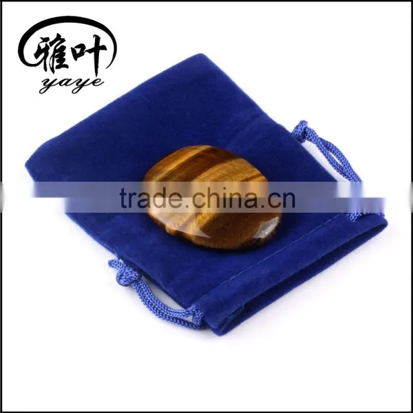 Bulk Wholesale Yellow Tiger Eye Gems Stones Worry Stones for Body Therapy photo-3