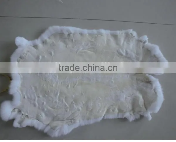 High Quality White Rex Rabbit Skin photo-4
