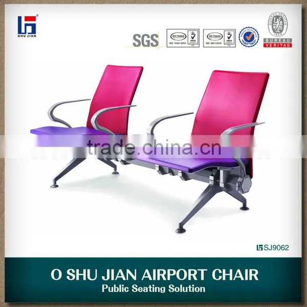 High Quality PU Airport Seating With Table SJ9062B photo-3