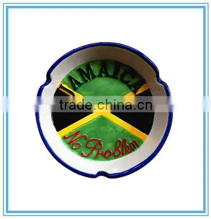 Jamaica Souvenir Ceramic Handmade Ashtray Souvenir Items
