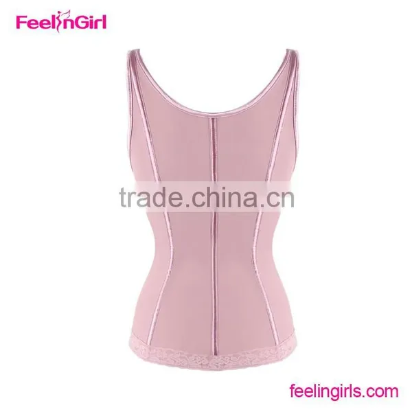 Women Sexy Latex Waist Slimming Girdle Corset photo-6
