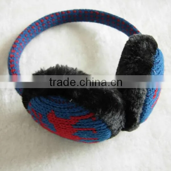 Knit Jacquard Earmuffs
