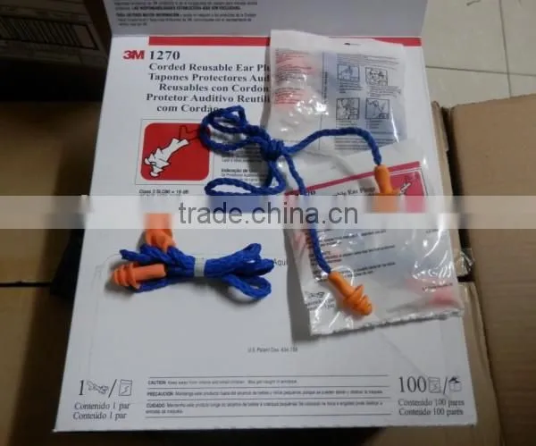3m Reusable Earplugs 1270 , swimming ear plugs , ear protection soundproof silicon earplug