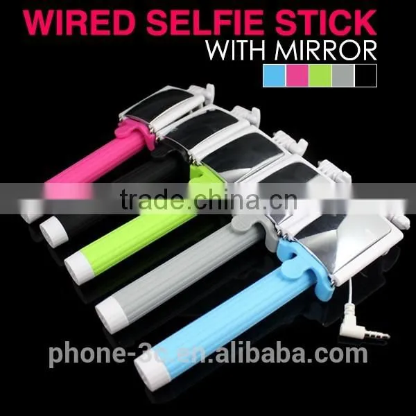 Best Seller Product 2015 Kung fu Stick, Charge Free Cable Take Pole Selfie Stick, Extendable Monopod With Holder photo-2