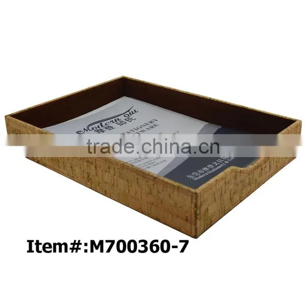 Office Desk Leather A4 Paper Document File Tray                        
                                                                                Supplier's Choice