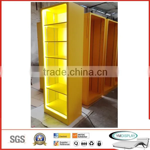 Wooden Display Stand With LED -- Show Case With LED Light