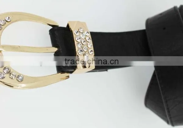 NEW Fashion Women's Fashion 30Mm pu Leather Rhinestone Belt for Women Jeans photo-6