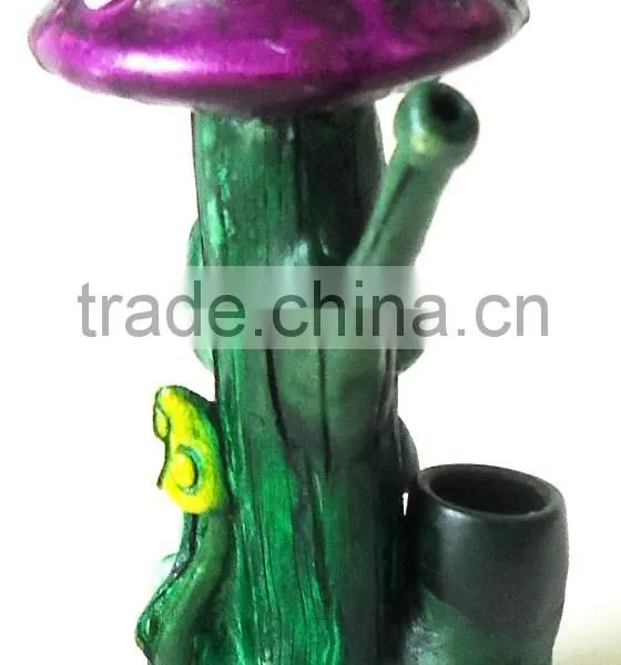 Resin Peruvian Smoking Pipe - Frog & Mushroom photo-4
