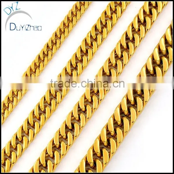 New Fashion Men's Jewelry Stainless Steel Silver Cuban Chain Bracelet photo-3