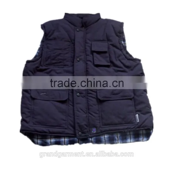 Mens Cotton-padded Waterproof Sleeveless Jacket photo-2