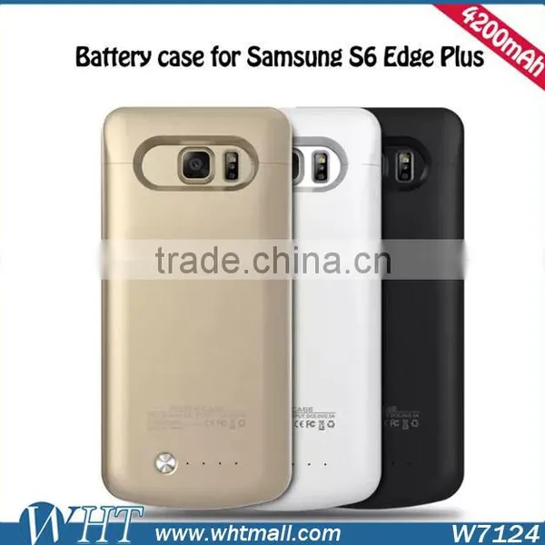 2016 New Products 4200mAh Rechargeable Battery Case for Samsung Galaxy S6 Edge Plus photo-4