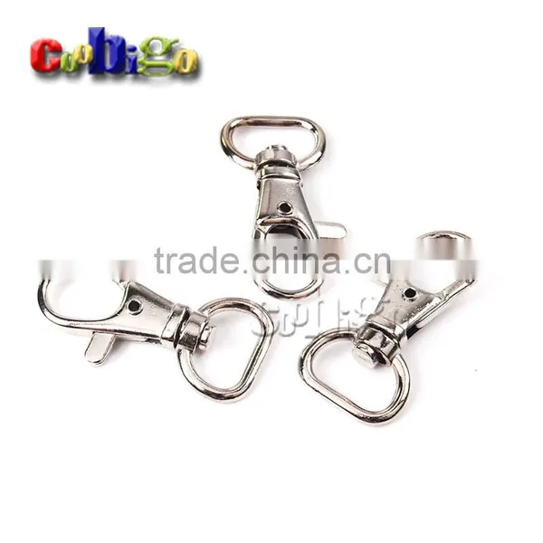 Matel Snap Hooks Rotary Swivel For Backpack Nickel Plated Lobster Clasps #FLQ059-A/B/C/D photo-3