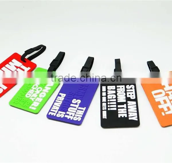Airline Travel Parcel Tracking Bag Soft PVC Luggage Tag Hang Tag photo-2