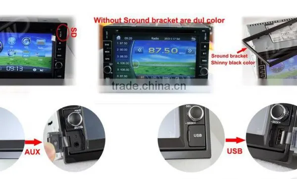 2 Din Touch Screen Universal Car DVD Player With GPS Navigation photo-3