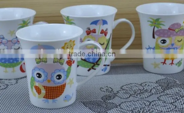 11OZ Knitting Full Decal Printed Coffee Cups, Shiny Surface Porcelain Mug, KL5004-1055 photo-2