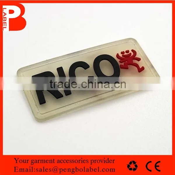 Custom 3D High Quality Clear Football Pvc Silicon Patches in Wholesale photo-6