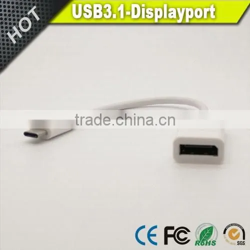 2016 New Arrival USB3.1 to Displayport Adapter for New Mac