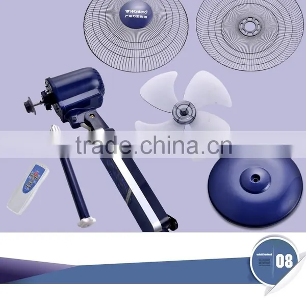 ABS 16 Inch Stand Fan With Remote Control LED Light photo-4
