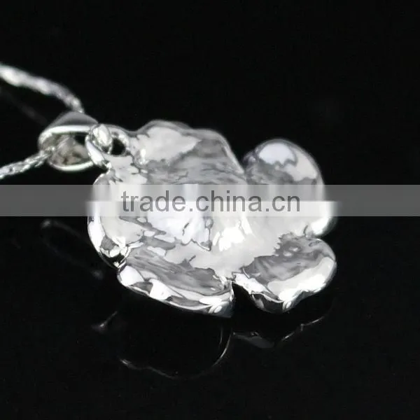 Austrian Crystal Jewelry 18k Flower Necklace photo-4