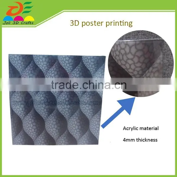 Wall Hanging Plastic Lenticular Poster Printing photo-3